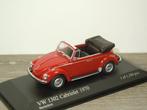 VW Volkswagen 1302 Cabriolet 1970 - Minichamps 1:43 - Rood, Minichamps, Duitsland, Auto, Verzenden