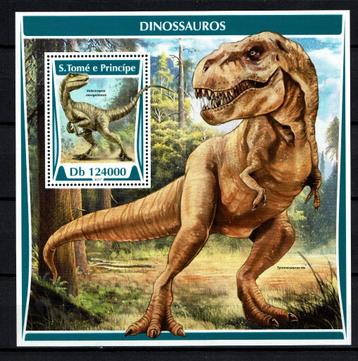 s tome e principe 2017 pf blok dinosaurussen prehistorie 1 beschikbaar voor biedingen
