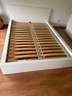 Ikea bed, Wit, Zo goed als nieuw, 200 cm, Hout