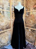 YatvaVintage: YV6509: Vintage 80's Louis Féraud Formal Dress, Maat 38/40 (M), Zwart, Louis Féraud, Ophalen of Verzenden