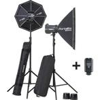 Complete flitsset Elinchrom, Ophalen, Zo goed als nieuw, Lamp of Flitsset