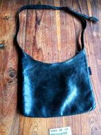 Lederen schoudertas Fred de la Bretoniere | zwart | vintage, Sieraden, Tassen en Uiterlijk, Tassen | Damestassen, Ophalen of Verzenden