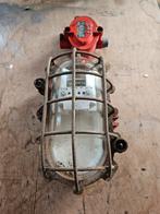 Antieke Industriële Bunker Lamp Nr 3, Ophalen of Verzenden