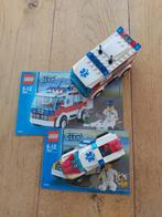 Lego - City - 2 ambulances - nummers 7890 en 7902, Ophalen of Verzenden, Zo goed als nieuw, Complete set, Lego