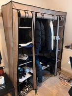 Kledingkast met stoffen hoes - Zo goed als nieuw!, Huis en Inrichting, Ophalen, Met plank(en), 100 tot 150 cm, Zo goed als nieuw