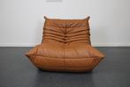 Ligne Roset Togo 1-zits, Cognac leer, Nieuw, Eenpersoons, Ophalen, Stof