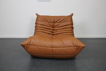Ligne Roset Togo 1-zits, Cognac leer beschikbaar voor biedingen