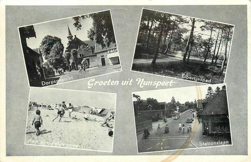 (381-100-027) Nunspeet Groeten uit, Verzamelen, Ansichtkaarten | Nederland, Gelderland, Ophalen of Verzenden