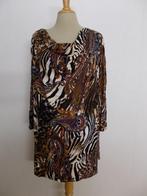 Mooie print top/tuniek! L/XL, Verzenden, Zo goed als nieuw, Maat 42/44 (L), Bruin