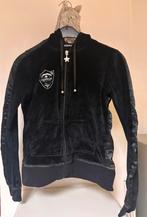 VEST Fluweel SUPERSTAR Maat S zwart vestje met rits zilver!, Zwart, Ophalen of Verzenden, Maat 36 (S), Gedragen