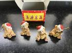 Set van 4 beren kersthangers met muziekinstrumenten, Diversen, Kerst, Ophalen of Verzenden, Zo goed als nieuw