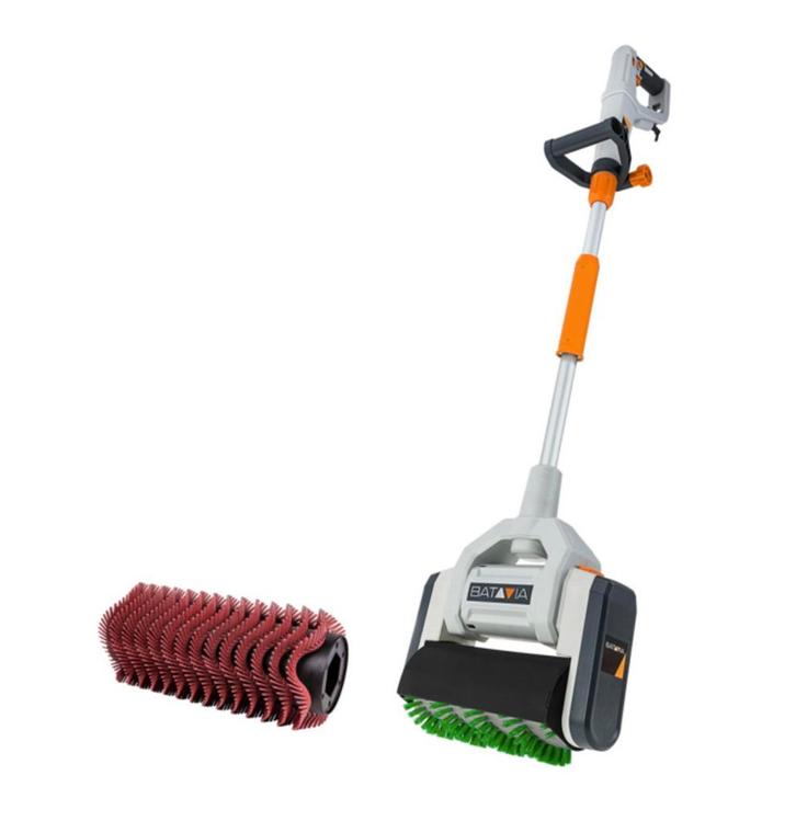 Batavia maxxbrush incl 2 borstels, Tuin en Terras, Veegmachines, Zo goed als nieuw, Ophalen of Verzenden