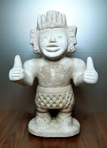  Grappig beeldje met als thema Zuid Amerika van gips. 35 cm. beschikbaar voor biedingen
