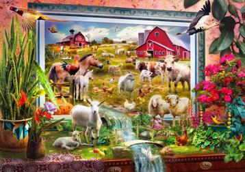 Bluebird 1000 nieuw legpuzzel Boerderij beschikbaar voor biedingen
