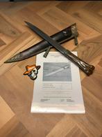 Custom Made Seax Mes Zwaard Dolk Damst Staal 5500 Laags, Ophalen of Verzenden, Overige soorten, Overige gebieden, Mes of Dolk