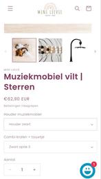 Muziek Mobiel Vilt Sterren - Mini Lievie, Ophalen, Zo goed als nieuw, Overige typen