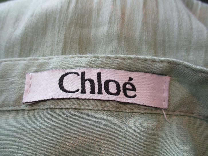 Chloé size M, Kleding | Dames, Blouses en Tunieken, Zo goed als nieuw, Maat 38/40 (M), Groen, Verzenden