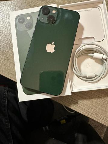Apple iPhone 13, groen 128GB z.g.a.n met 91% batterij 
