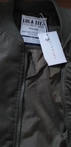 Bomber Jacket Lola Liza Nieuw XS 34 36 Khaki ( Jool ), Verzenden, Nieuw, Jasje, Maat 34 (XS) of kleiner