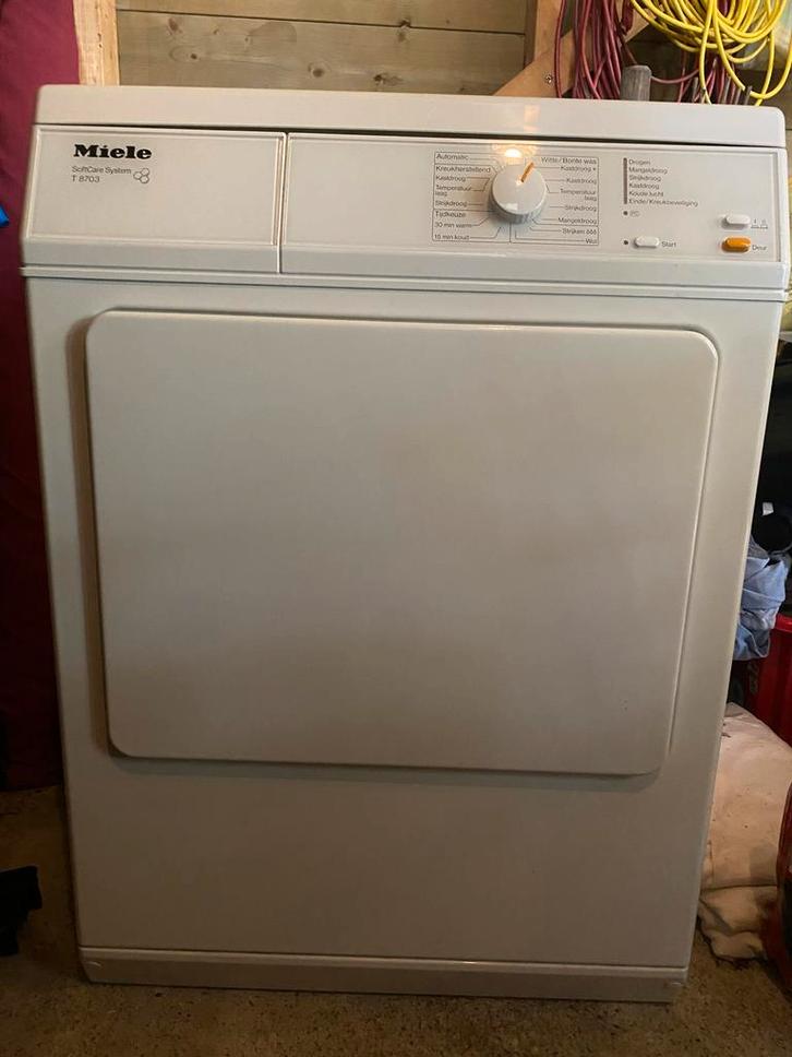 Miele T8703 Wasdroger - Lucht Afvoer, 7kg, Witgoed en Apparatuur, Wasdrogers, Gebruikt, Luchtafvoer, Voorlader, 6 tot 8 kg, 85 tot 90 cm