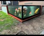 Gedemonteerd Hoekvijverraam set, Dieren en Toebehoren, Ophalen, Zo goed als nieuw