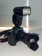 Canon EOS 5D Mark III + EF 24-70mm f/2.8L II USM + Flitser, Spiegelreflex, Canon, Ophalen of Verzenden, Zo goed als nieuw