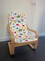 IKEA Poäng Kinderfauteuil met Dino Kussen, Ophalen, Zo goed als nieuw, Stoel