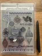 Clear stamps kerst stempels, Hobby en Vrije tijd, Stempelen, Ophalen of Verzenden, Zo goed als nieuw, Clearstamp