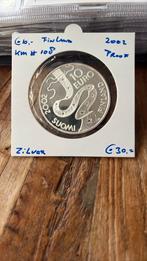 €10 Finland 2002 - zilver proof - Elias Lonnrot, Verzenden, Zilver, Finland, 10 euro