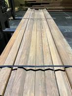 Hardhout-Cumaru-afdekker-schutting-afdeklat-ezelsrug38x80 mm, Ophalen, Nieuw, Hout, 3 tot 6 meter