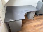 Ikea Galant Hoekbureau Grijs - In Hoogte Verstelbaar, Huis en Inrichting, Ophalen, In hoogte verstelbaar, Gebruikt, Bureau