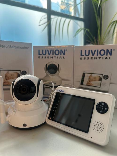 Luvion essential babymonitor set, Kinderen en Baby's, Babyfoons, Zo goed als nieuw, 100 tot 250 meter, Camera, Digitaal, Terugspreekfunctie