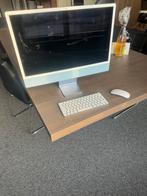 Apple iMac 24-inch (blauw) – 4.5K Retina  Keyboard & Mouse, Ophalen of Verzenden, Zo goed als nieuw, IMac, SSD