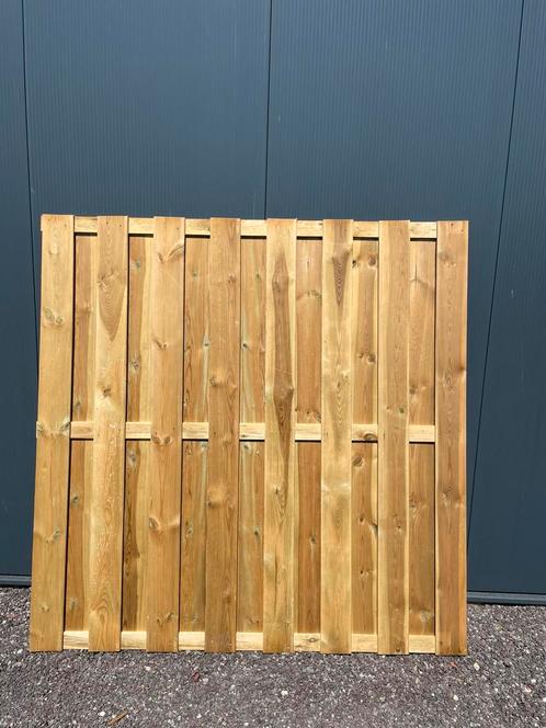 Schutting Cardiff FSC geïmpregneerd grenenhout 180x180cm, Tuin en Terras, Schuttingen, Zo goed als nieuw, Hout, 1 tot 2 meter