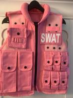 Roze SWAT Vest Carnaval Dames XS/S, Ophalen of Verzenden, Zo goed als nieuw
