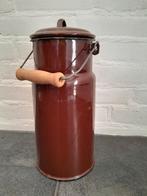 Melkkan emaille ~ vintage melk kan, Ophalen of Verzenden