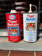 Esso Tiger benzine / olie handy blikje, Verzamelen, Merken en Reclamevoorwerpen, Gebruikt, ., ., .