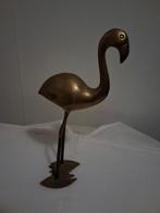 Koperen/ messing flamingo ca 32 cm hoog, Ophalen of Verzenden