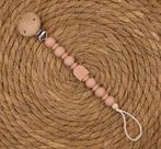 Speenkoord regenboog; siliconen kralen en houten speenclip, Ophalen of Verzenden, Nieuw, Kraamcadeau