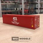 Dinsdag 2 Dec Leverbaar Wsi 04-2243 ICL 40FT Container, Hobby en Vrije tijd, Modelauto's | 1:50, Ophalen, Nieuw, Bus of Vrachtwagen