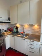 Gratis keuken met koelkast en vriezer, Ophalen, Gebruikt, Wit, Enkelwandige keuken