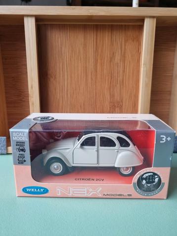Welly Citroën 2CV Miniatuur Auto - Nieuw in doos! beschikbaar voor biedingen