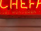 Antieke Neon Chearine 4., Huis en Inrichting, Ophalen, Gebruikt, Jaren 50.