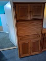 Te koop deze licht eiken computerkast of opbergkast., Huis en Inrichting, Ophalen, Gebruikt