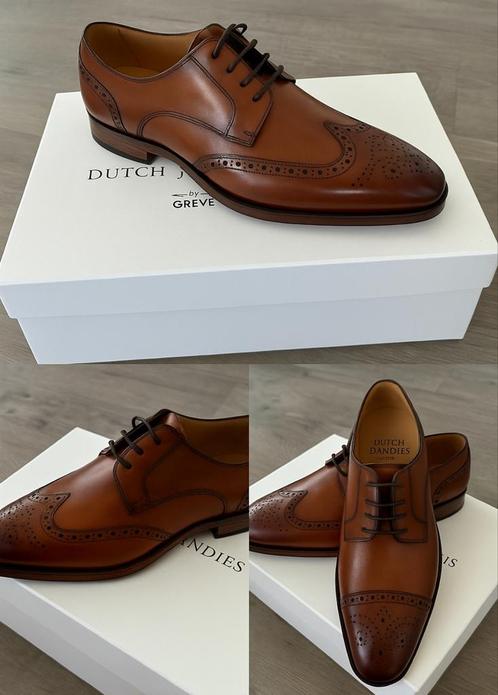 Te koop: Nieuwe Dutch Dandies herenschoenen - maat 7 (40/41), Kleding | Heren, Schoenen, Nieuw, Bruin, Ophalen of Verzenden