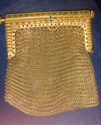 Antiek maliënkolder portemonnee beursje, Antiek en Kunst, Ophalen of Verzenden, Zilver