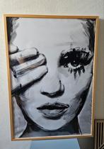 Grote lijst met grote poster Kate Moss, Ophalen, Foto of Poster