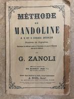 METHODE DE MANDOLINE - ZANOLI, Ophalen of Verzenden, Les of Cursus, Klassiek