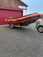 ZODIAC SRMN 550 op trailer + toebehoren, Watersport en Boten, Rubberboten, Gebruikt, Ophalen of Verzenden, Zodiac, Benzine