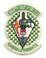 USAF luchtmacht patch 308 TFS F-4E Phantom Homestead V1, Verzamelen, Ophalen of Verzenden, Luchtmacht, Amerika, Embleem of Badge